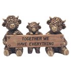 HUGHIE HIGHLAND COWS TOGETHER