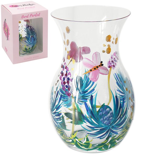 THISTLES & BUTTERFLIES VASE
