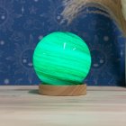 COSMIC PLANET LAMP GREEN 12CM