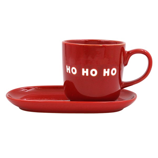 HO HO HO SNACK SETS RED