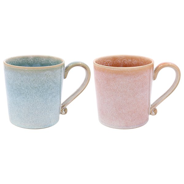Set Di 2 Tazze In Ceramica Reactive Glaze The Leonardo Collection Elements | 400 Ml | Regalo - 2