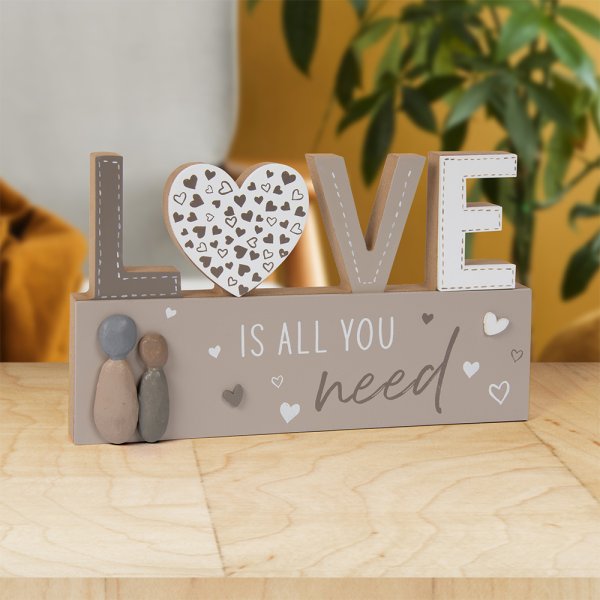 LOVE STANDING PLAQUE
