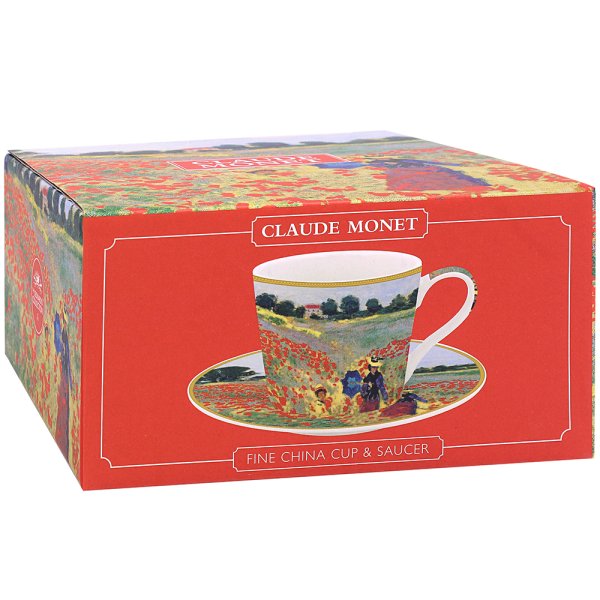 MONET CUP & SAUCER 2 ASST