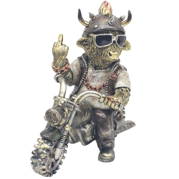 HIGHLAND COW BIKER