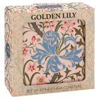 GOLDEN LILY CERAMICCOASTERS S4