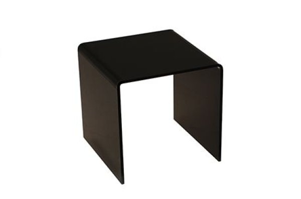 ACRYLIC STAND BLACK 4"X4"X4"
