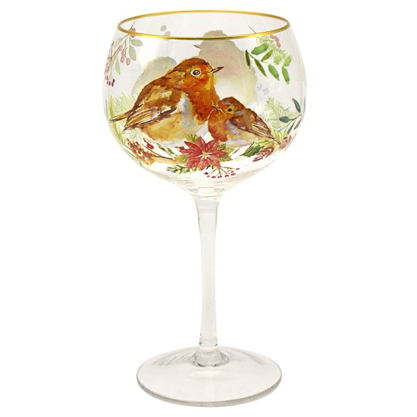 WINTER ROBINS GIN GLASS