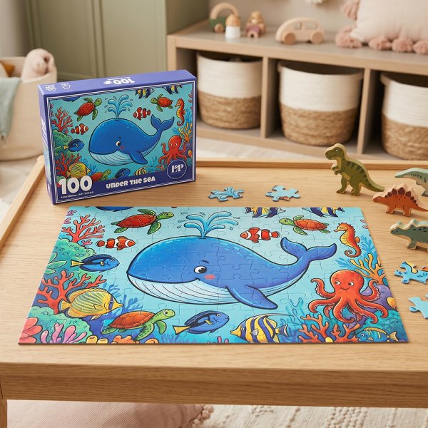 SEA LIFE JIGSAW PUZZLE 100PCS