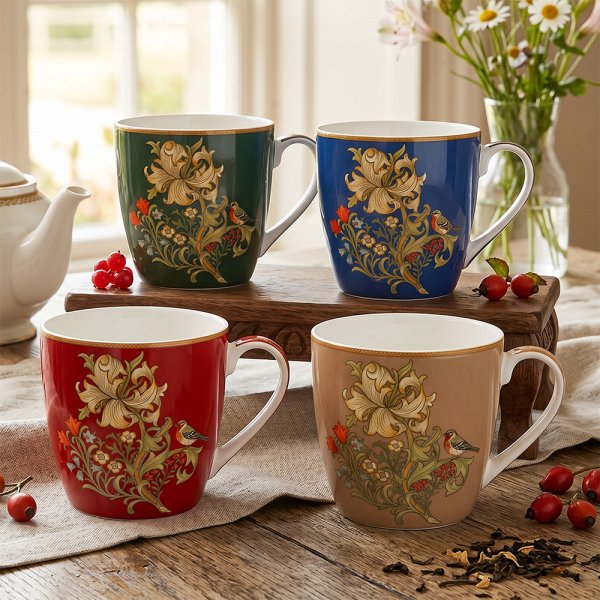 GOLDEN LILY MUGS 4ASST