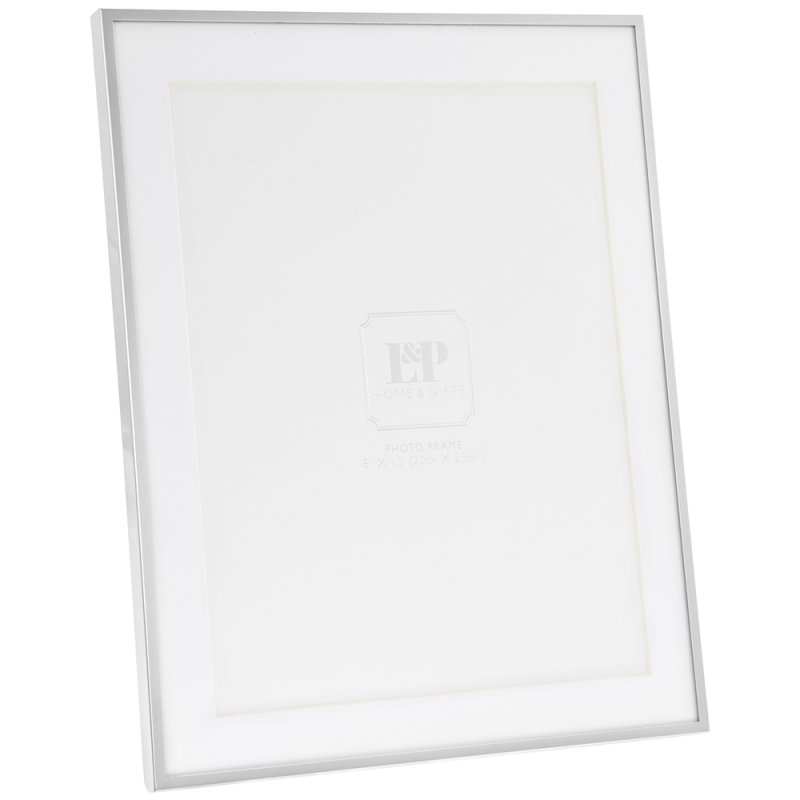SILVER PHOTO FRAME 8X10" Lesser & Pavey