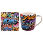 GRAFFITI MUG & COASTERS