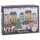XMAS RED TINSEL WOODEN PUZZLE