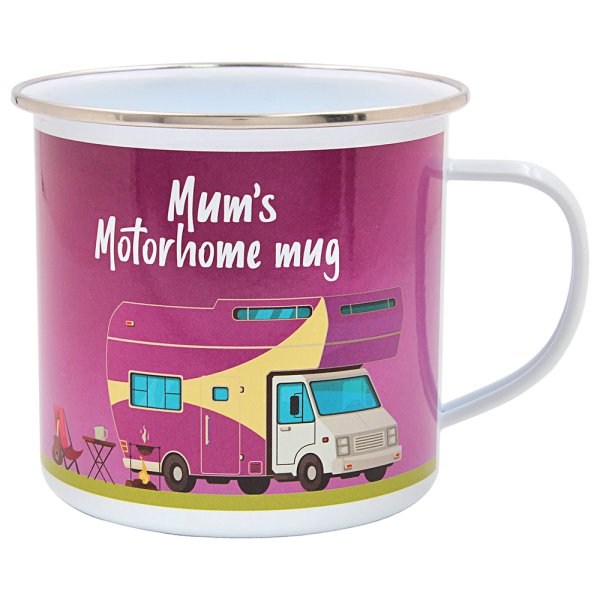 MUM'S MOTORHOME TIN MUG
