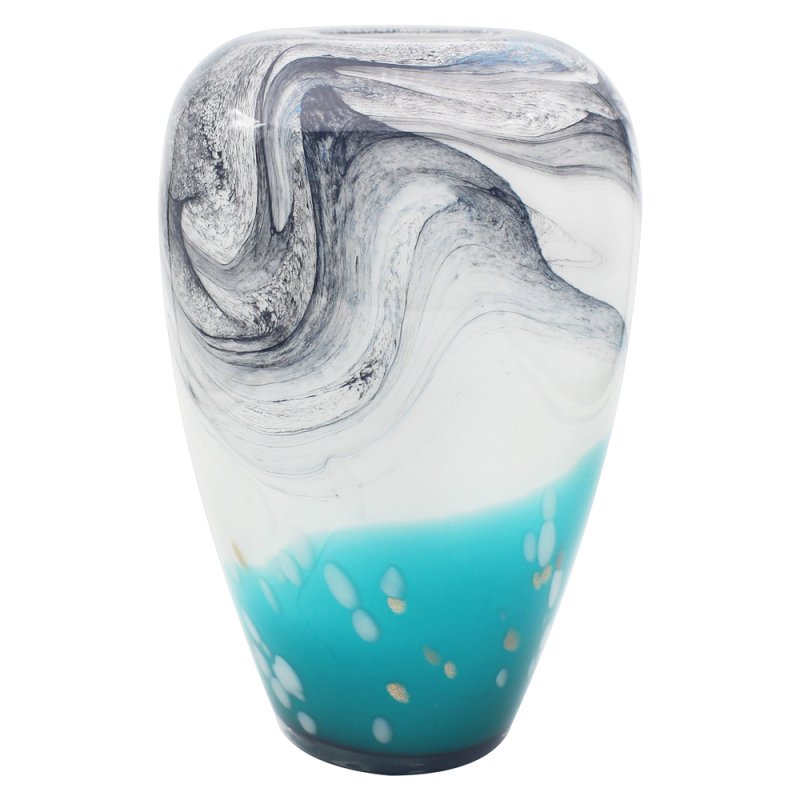 VASE AQUA 31CM Lesser & Pavey