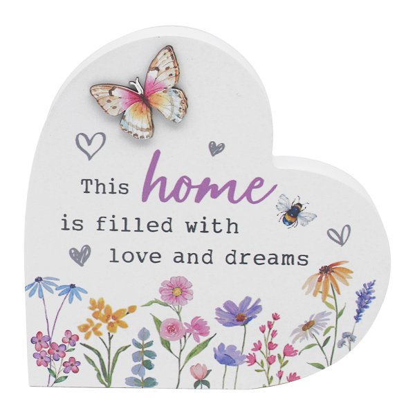HEART PLAQUE HOME