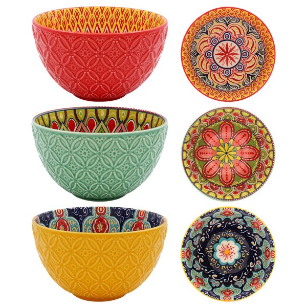 TUSCANY BOWL 13CM 3 ASST