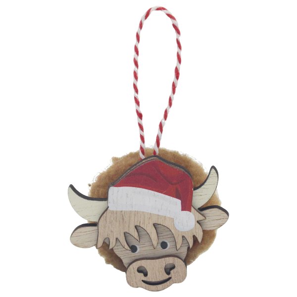 POM POM HIGHLAND COW