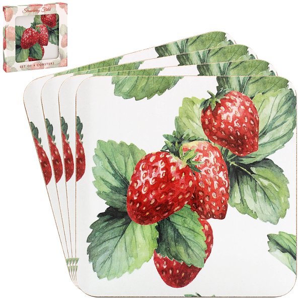 STRAWBERRY FIELD COASTERS S4