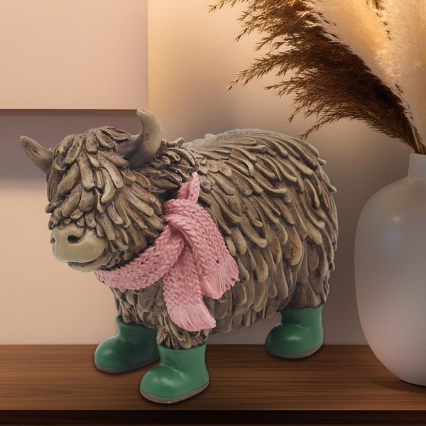 HUGHIE HIGHLAND COW WELLIES