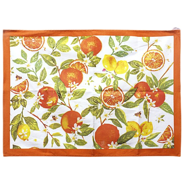 ORANGES & LEMONS TEA TOWEL