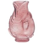 FISH VASE GLASS PINK