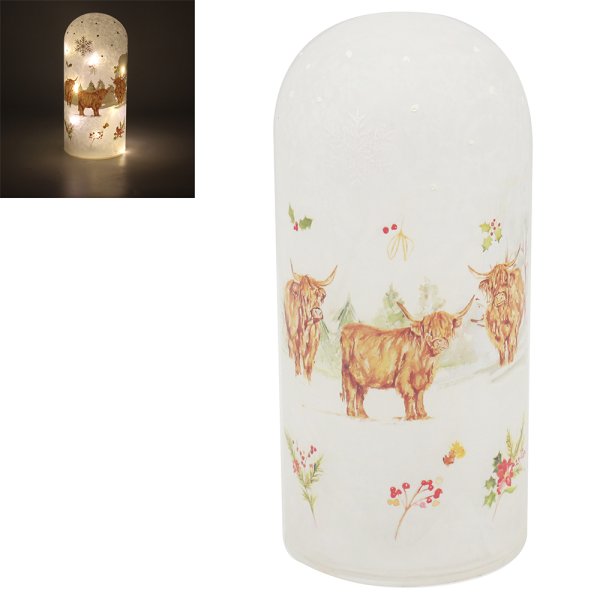 HIGHLAND COW LED BELL