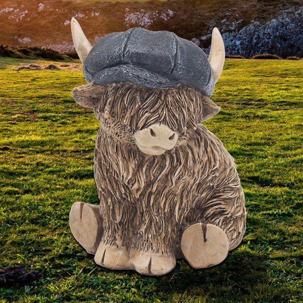HIGHLAND COW FLAT CAP