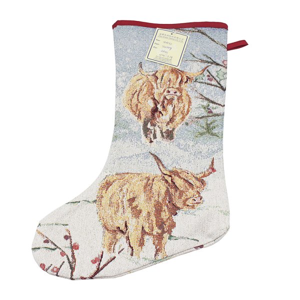 HIGHLAND COW STOCKING