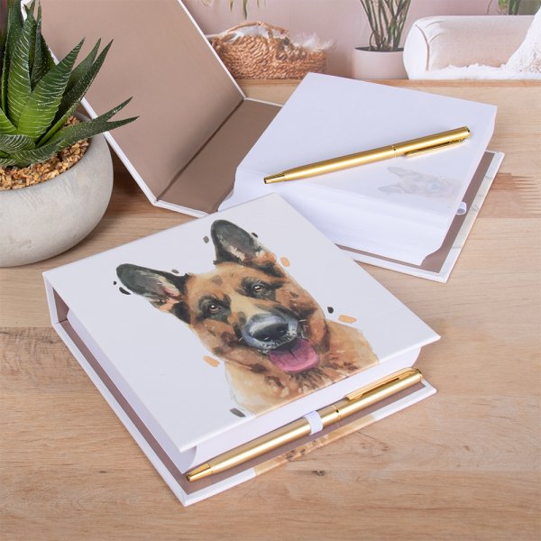 GERMAN SHEPHERD MEMO BLOCK