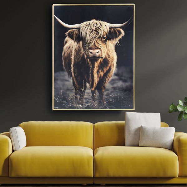 HIGHLAND COW WALL ART