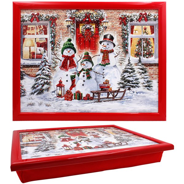 SNOWMEN LAPTRAY