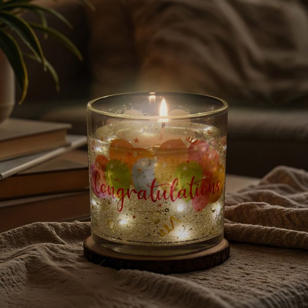 LED GEL CANDLE CONGRATULATIONS LED GEL CANDLE CONGRATULATIONS
