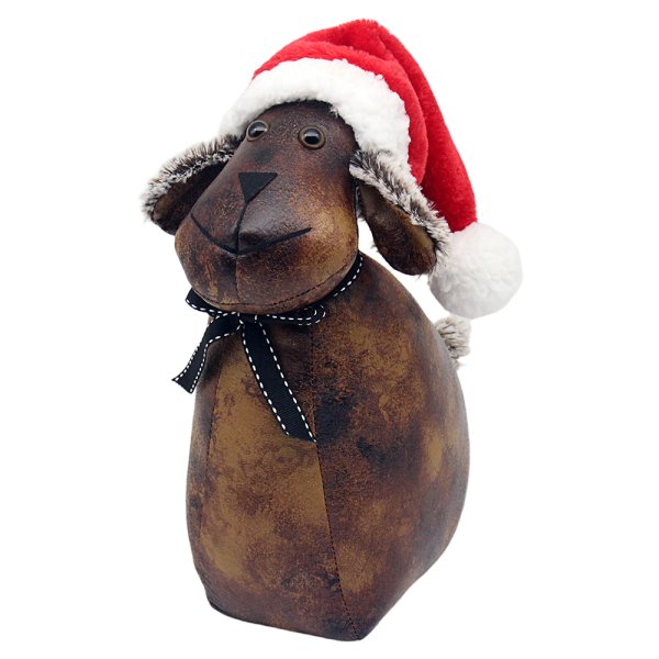 XMAS DUMPY SHEEP DOORSTOP