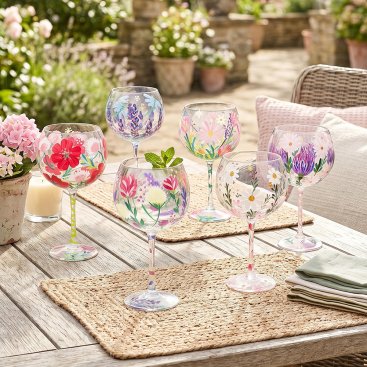 HAND PAINTED GLASS LYNSEY JOHNSTONE