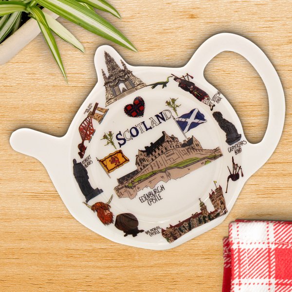 SCOTTISH SKETCH TEABAG TIDY