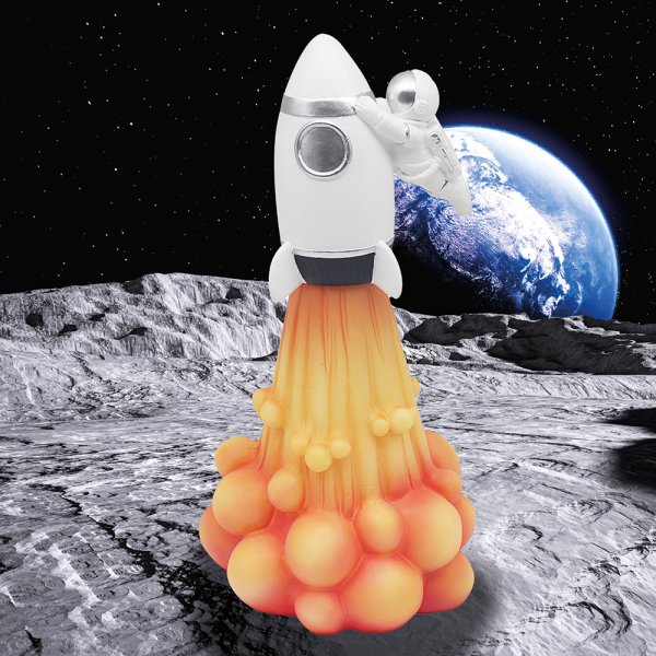ASTRONAUT ROCKET LAMP LED