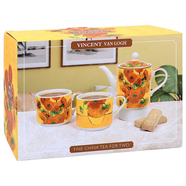 VAN GOGH SUNFLOWER TEA FOR TWO