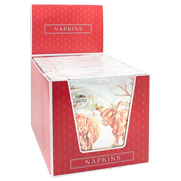 HIGHLAND COW PAPER NAPKINS