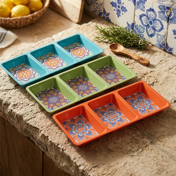 TUSCANY THREE SECTION TRAY 3AS