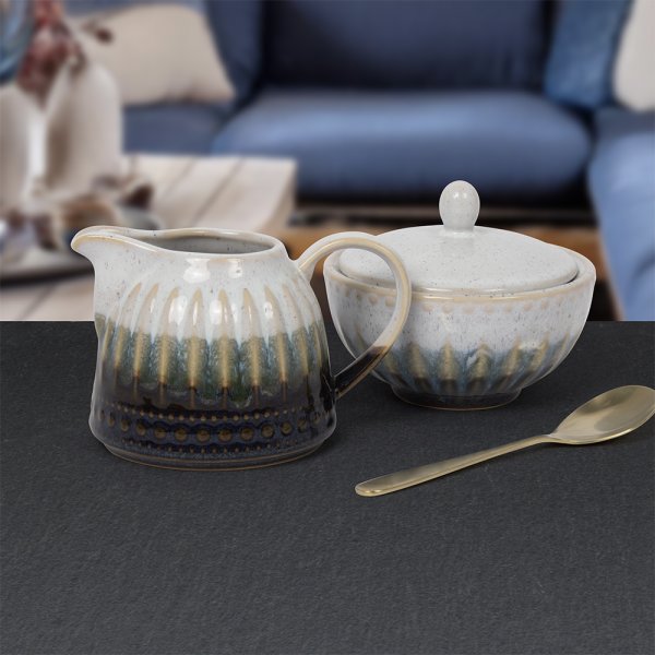 REACTIVE GLAZE SUGAR & CREAM