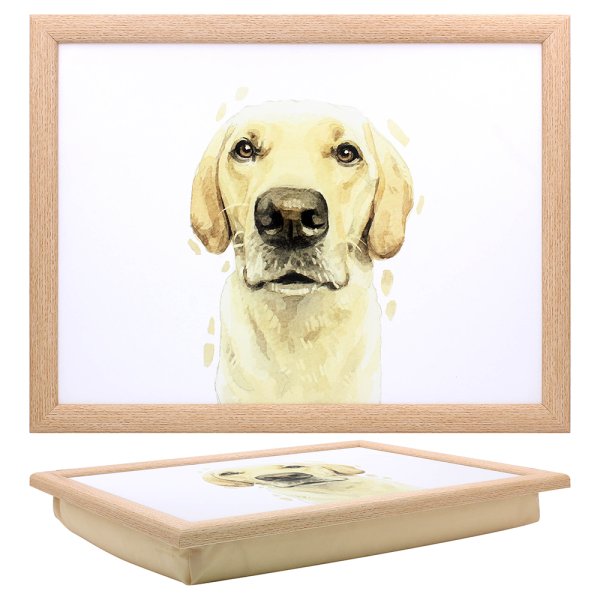 GOLDEN LABRADOR LAPTRAY