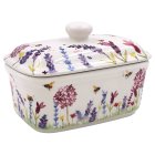 LAVENDER & BEES BUTTER DISH