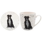 STAFFIE MUG, COASTER & TRAY