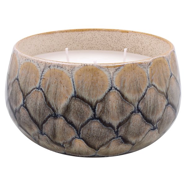 REACTIVE GLAZE CANDLE - GREY