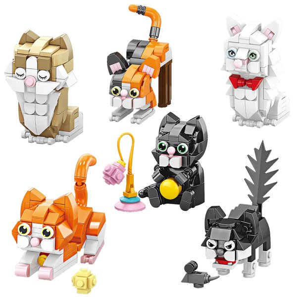 MINIBRICKS KITTENS 6 ASST