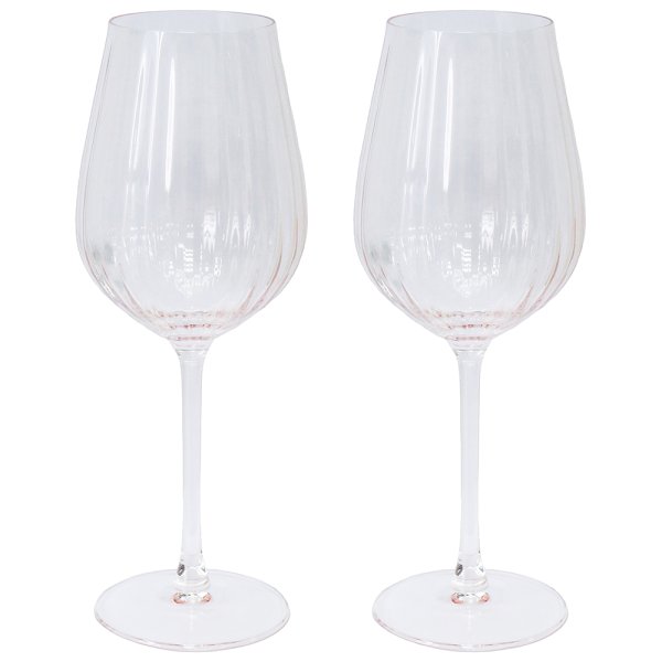 WINE GLASSES -PINK SET 2