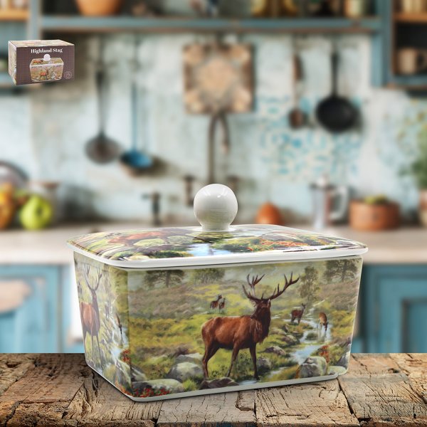 STAG BUTTER DISH