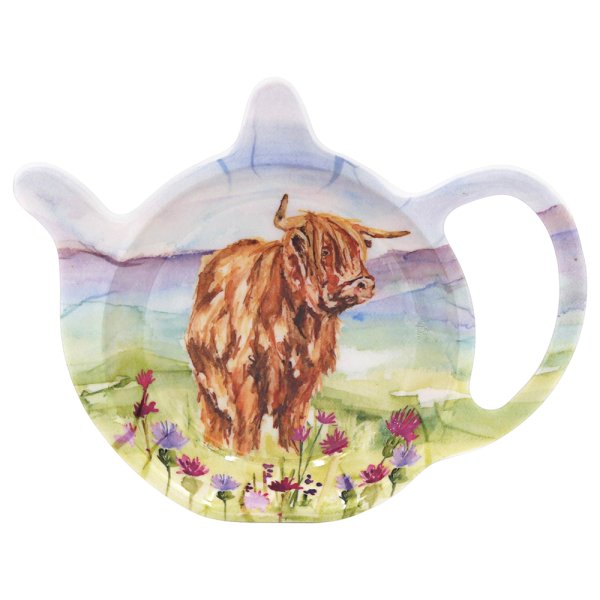 HIGHLAND COW TEABAG TIDY