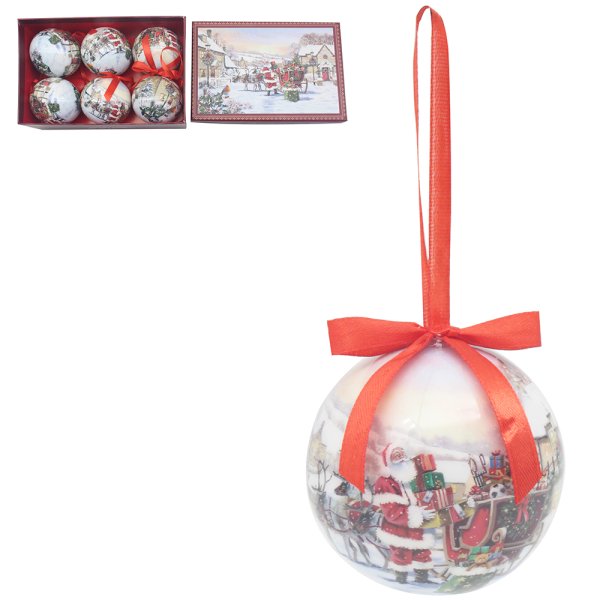 SANTA BAUBLES SET 6