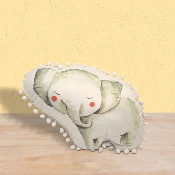 LITTLE MOMENTS ELEPHANTCUSHION